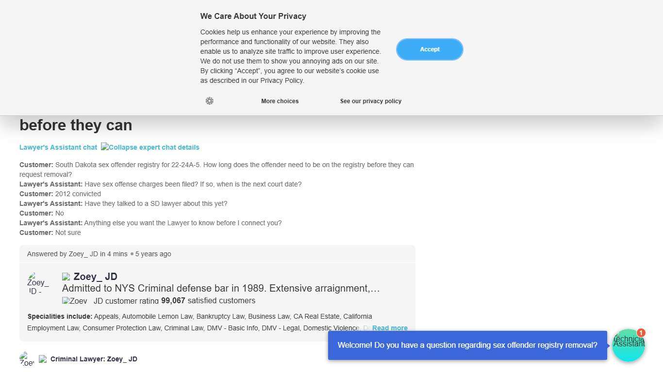 South Dakota Sex Offender Registry: Expert Q&A on Laws and Records